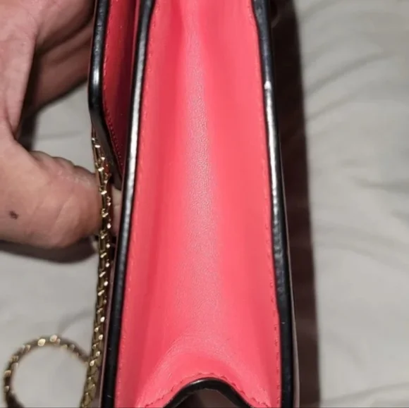 Nwt Bvlgari Serpenti Forever Sea Star Coral Calf Leather And Enamel Shoulder Bag - Picture 5 of 7